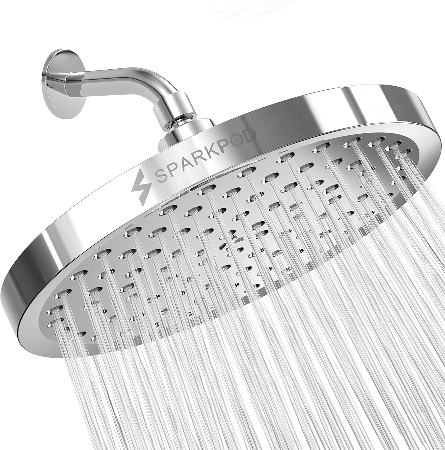 SparkPod Shower Head - High Pressure Rain - Premium Quality Luxury Design - 1-Mi...