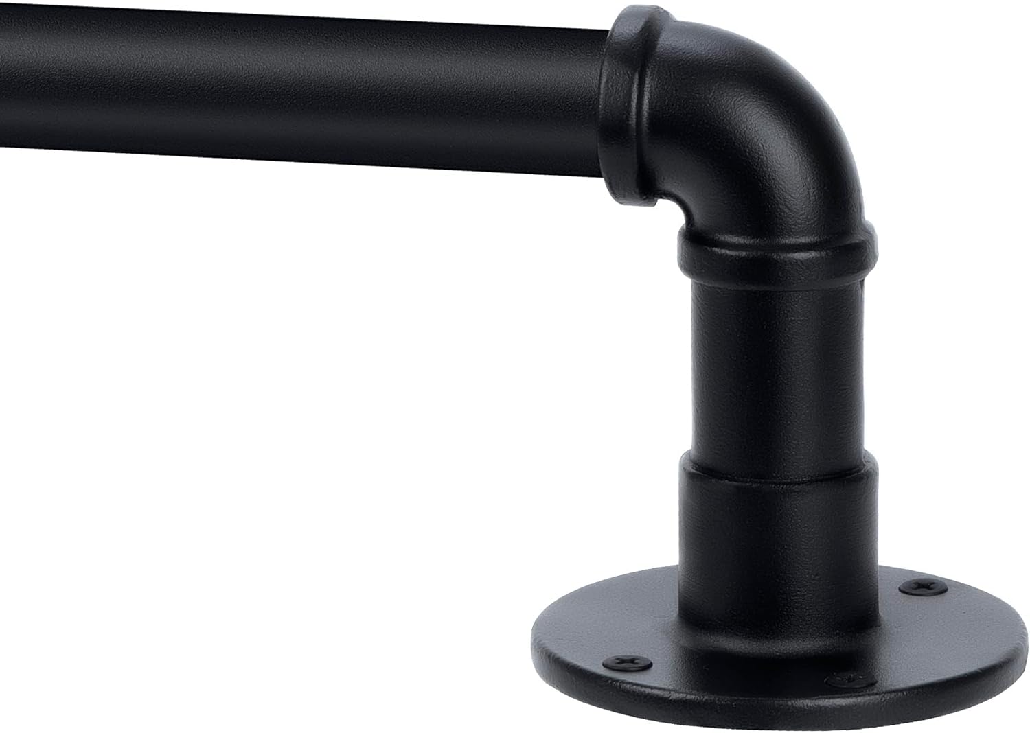 Industrial Curtain Rod, 1 inch Curtain Rod,Curtain Rods for Windows 66 to 120,Ou...