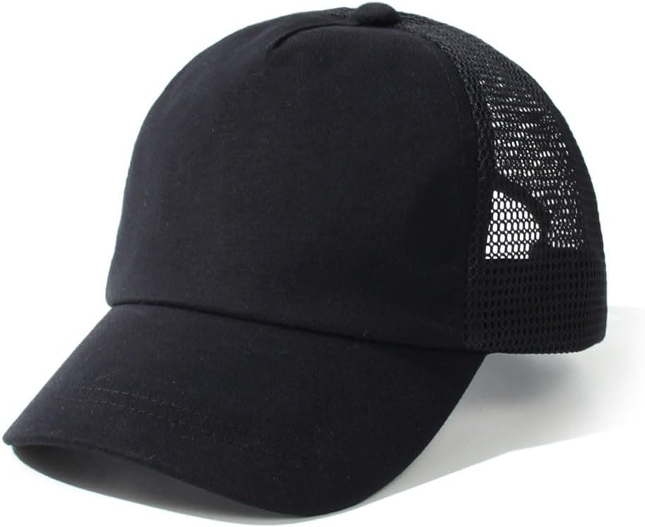 Toddler Baseball Hat Sun Protection Baby Boy Baseball Cap Adjustable Fit Mesh Ba...