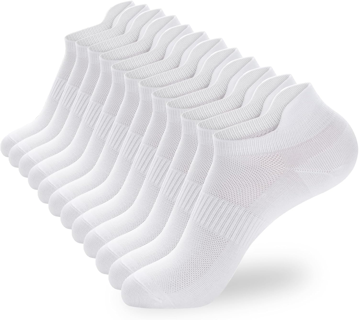 Ankle Socks Women's and Mens Thin Athletic Running Low Cut No Show Short Socks W...