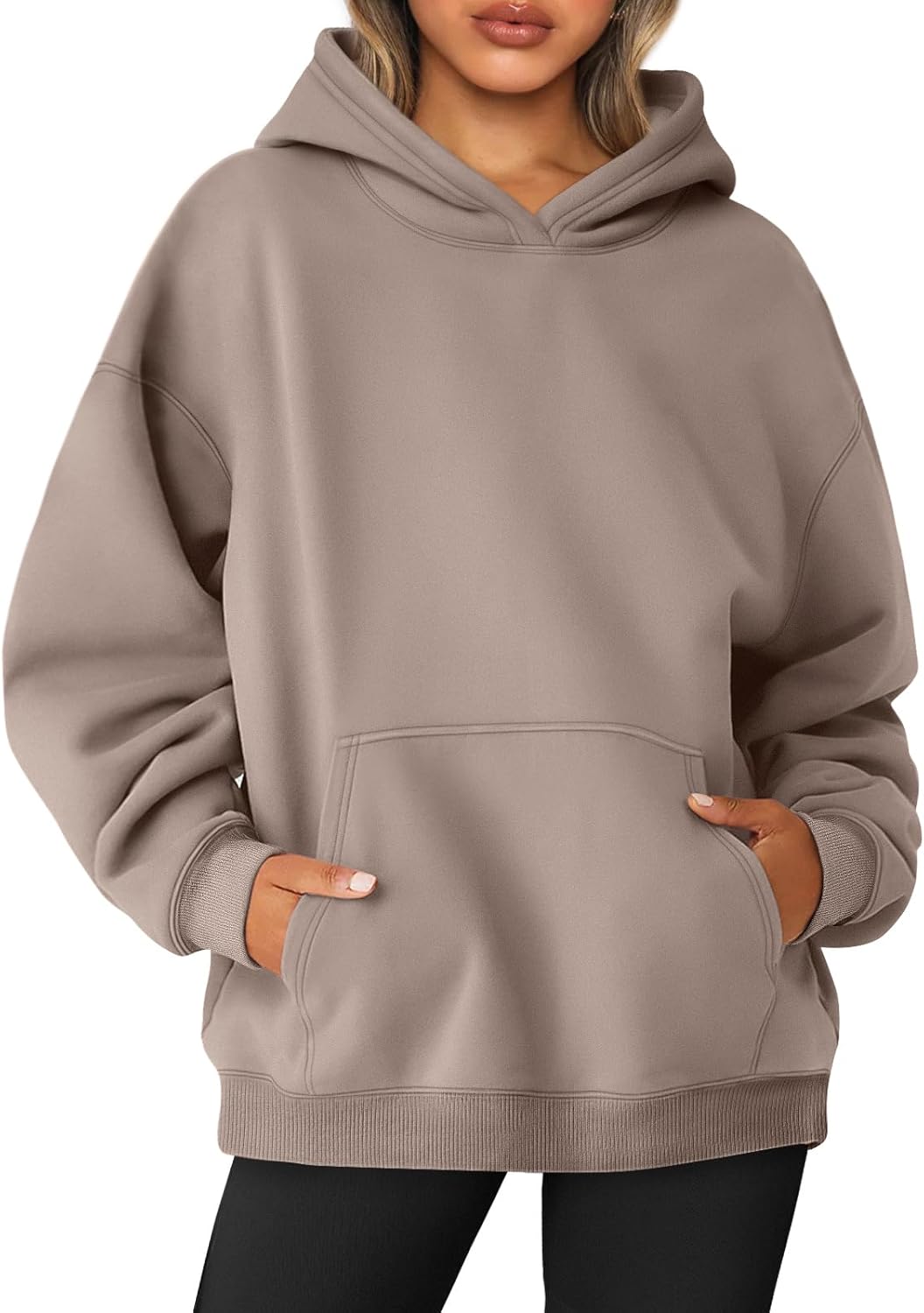 AUTOMET Womens Oversized Sweatshirts Fleece Hoodies Long Sleeve Shirts Pullover...