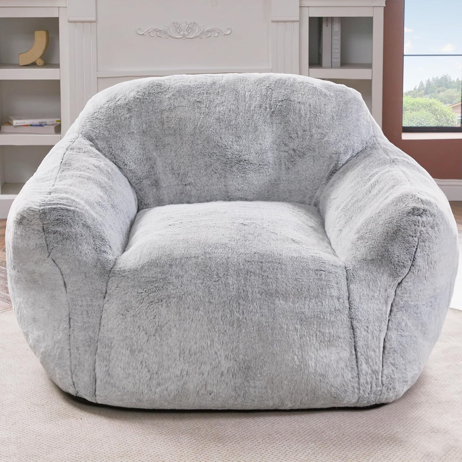 Homguava Beanbag Chair Bean Bag Chairs for Adults Bean Bags Giant Bean Bag Sofa...