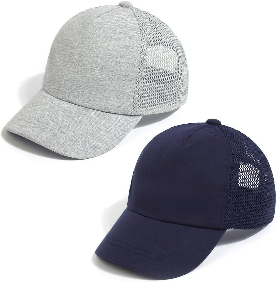 Toddler Baseball Hat Sun Protection Baby Boy Baseball Cap Adjustable Fit Mesh Ba...