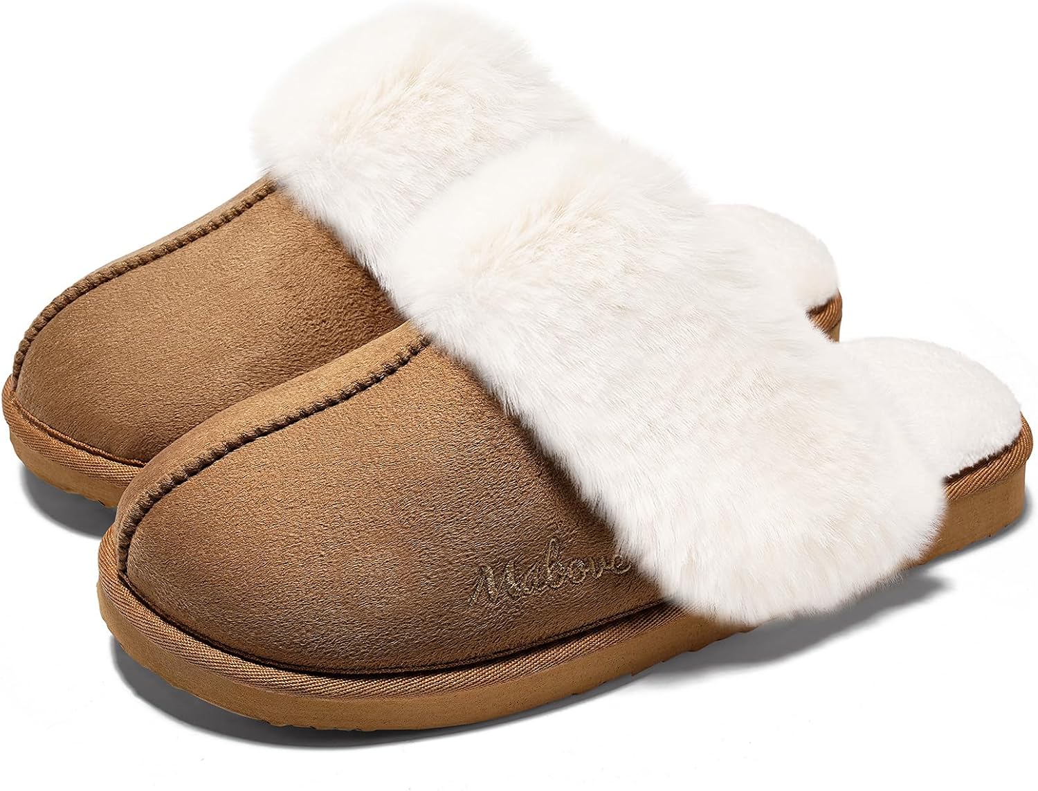 Slippers Womens Memory Foam Suede Slippers Ladies Cosy Winter Warm Slippers Ligh...