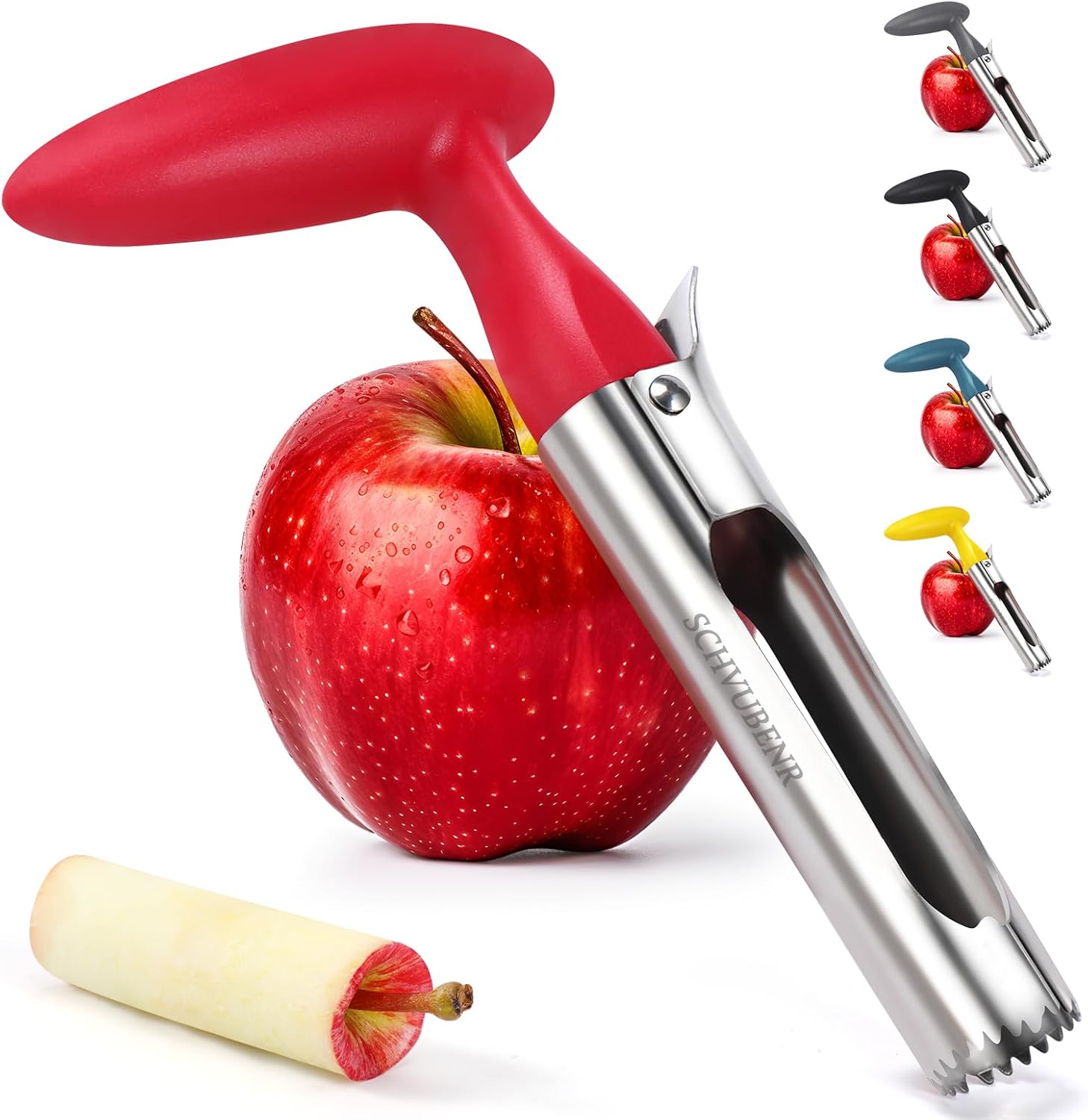 SCHVUBENR Premium Apple Corer Tool - Easy to Use and Clean - Sturdy Apple Core R...