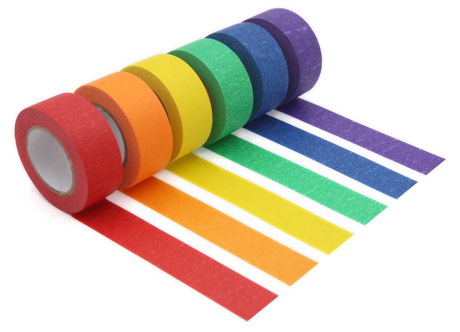 Colored Masking Tape, Colored Painters Tape for Arts & Crafts, Labeling or Codin...