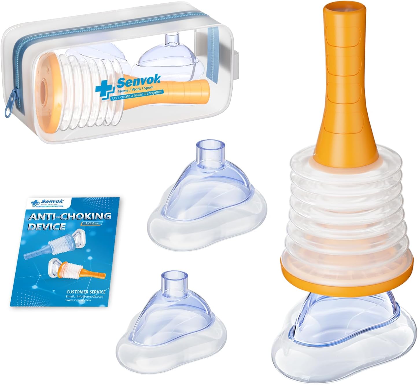 Senvok Anti Choking Device, Choking Rescue Device for Kids and Adults, Portable...