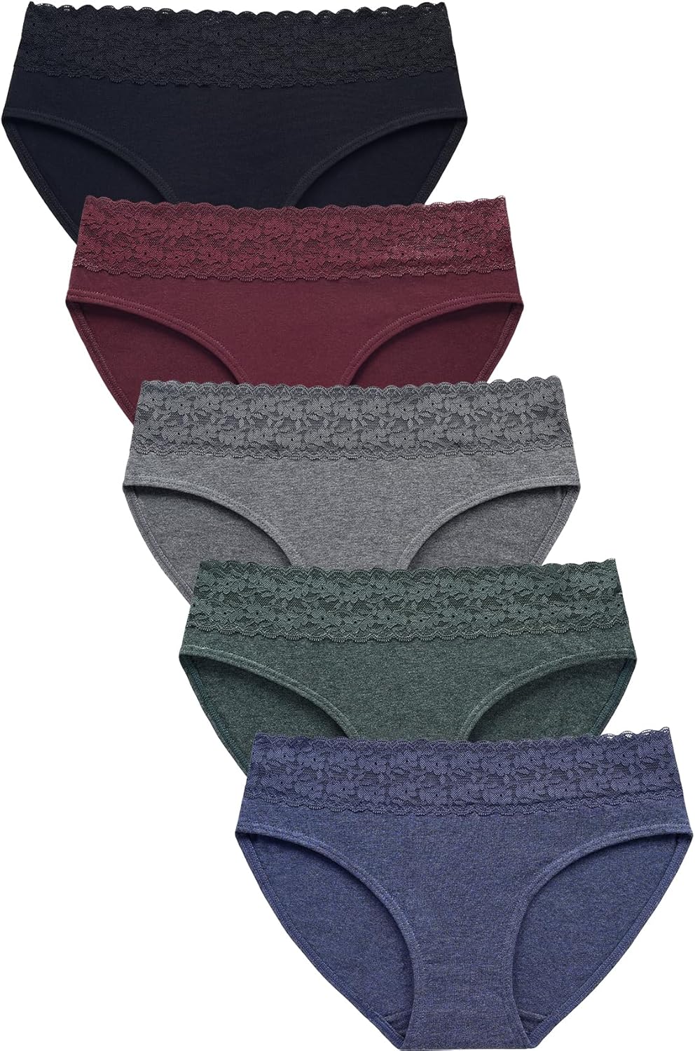 Wealurre Cotton Panties for Women Bikini Underwear...
