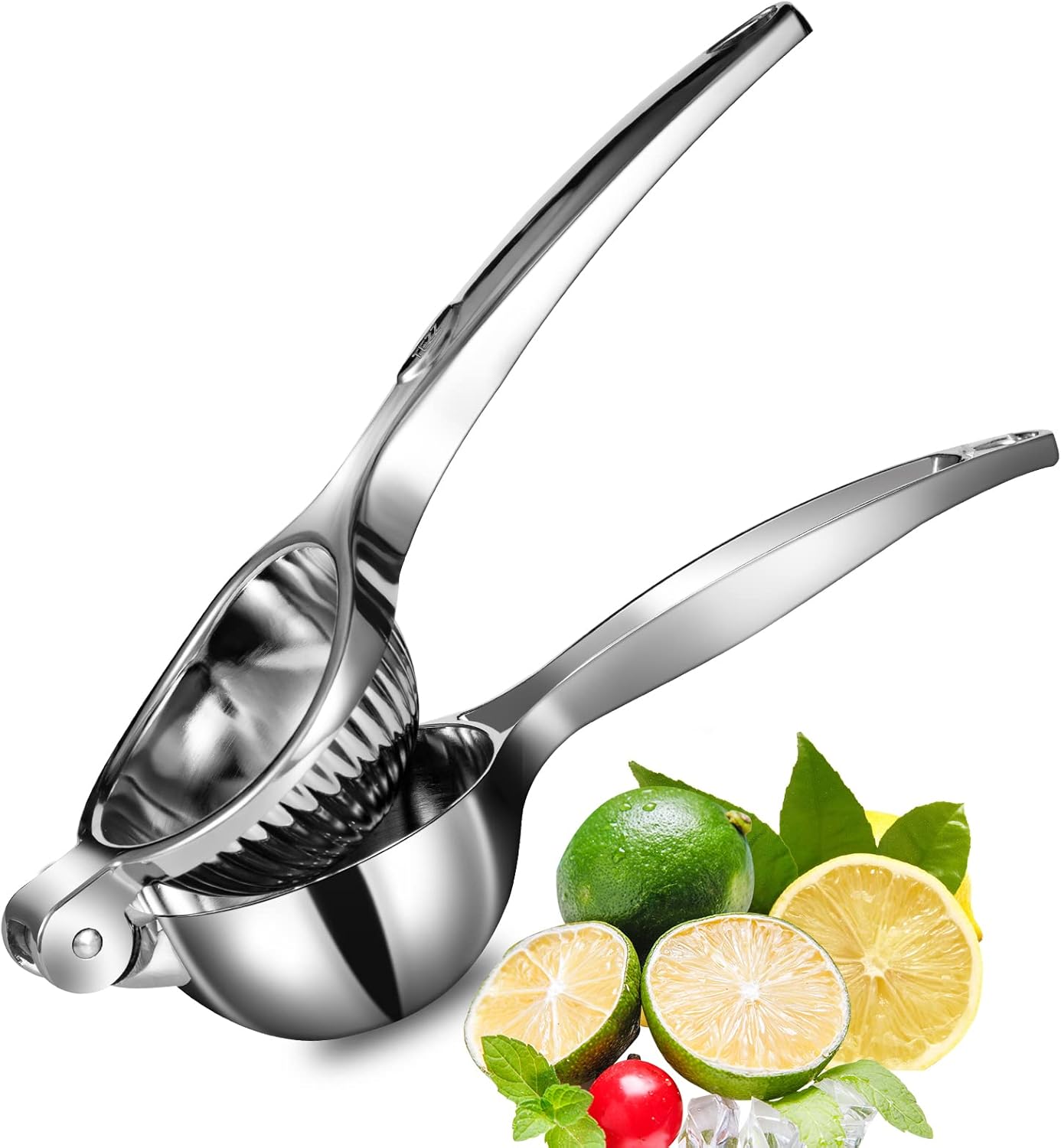 TEZZ Premium Lemon Squeezer, Large Heavy Duty Handhelp Juicer for Lemon, Metal H...