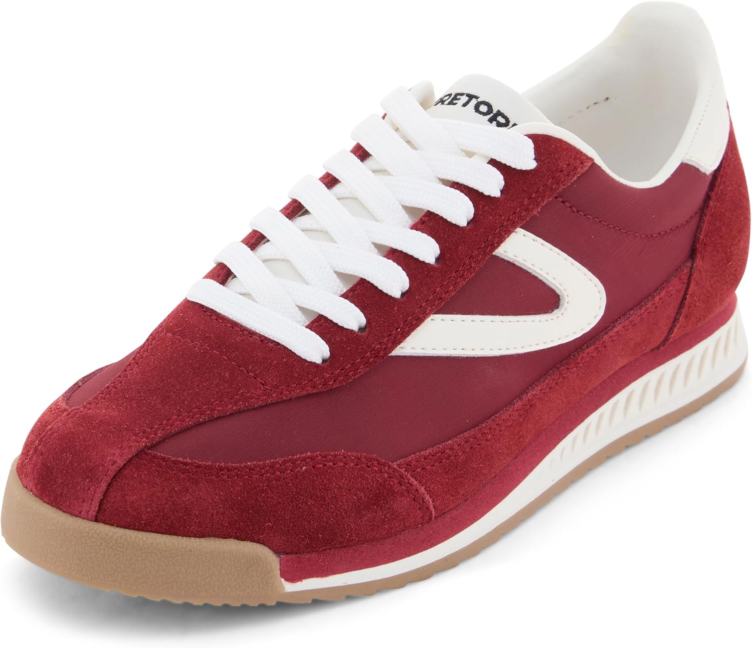 TRETORN Women's Rawlins Casual Lace-Up Sneakers 9 Burgundy/Burgundy