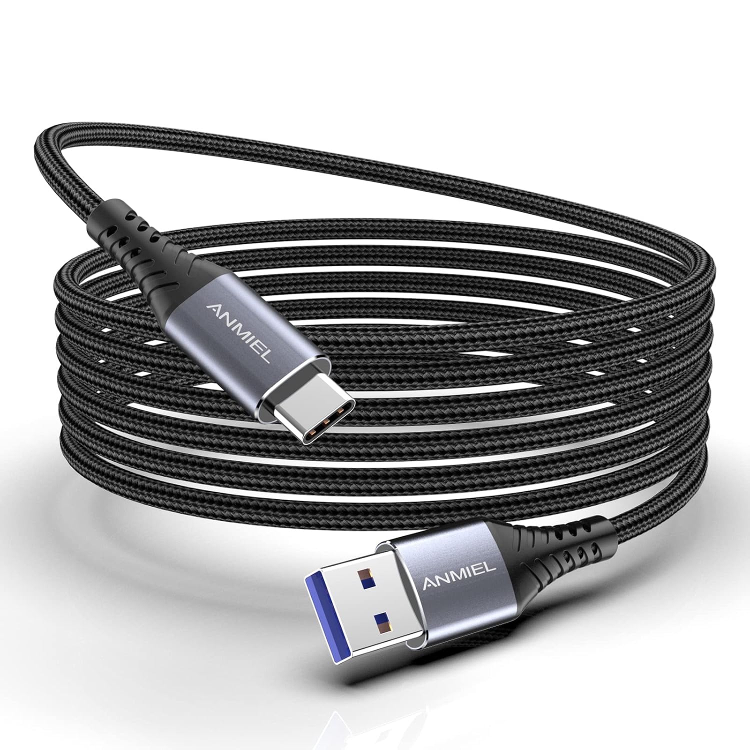 ANMIEL USB C Cable Extra Long 3M, USB-C 3.0 Type-C to USB A Charging Data Cable...