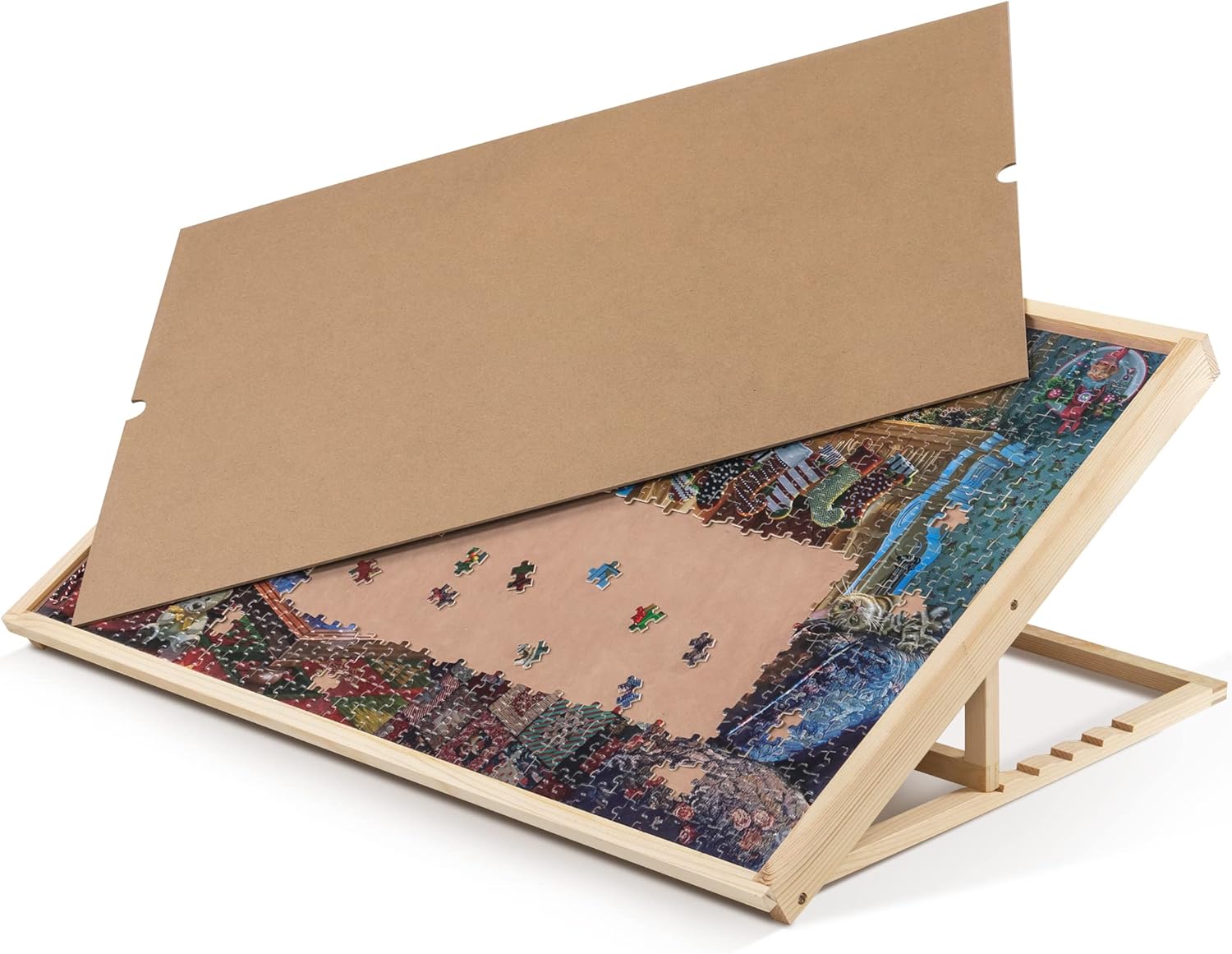 Lavievert Jigsaw Puzzle Case Puzzle Storage Puzzle Board for Up to 1,000 Pieces