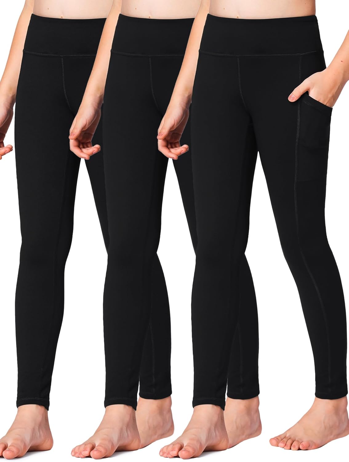 Stelle Girls' Athletic Leggings Kids Dance Running Yoga Pants Workout Active Dan...
