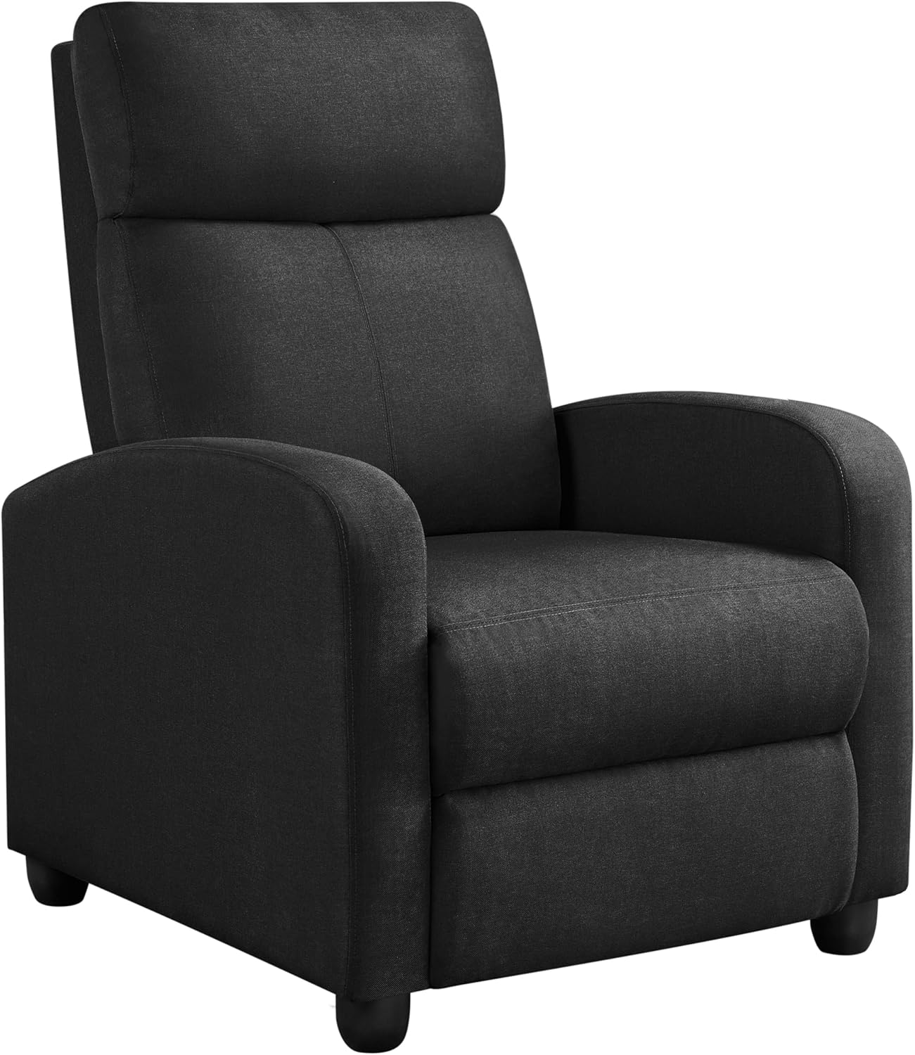 Yaheetech Fabric Recliner Chair Sofa Ergonomic Adjustable Single Sofa with Thick...