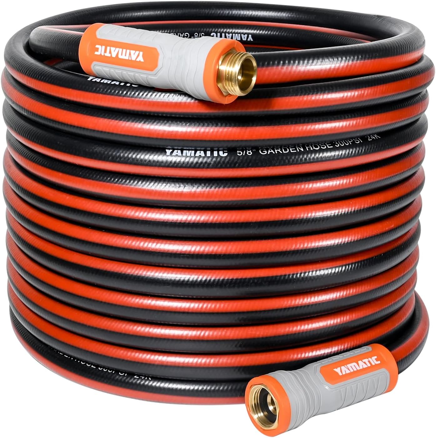 YAMATIC Garden Hose 75 ft with Swivel Fitting, Ultra Durable Water hose, 5/8 inc...