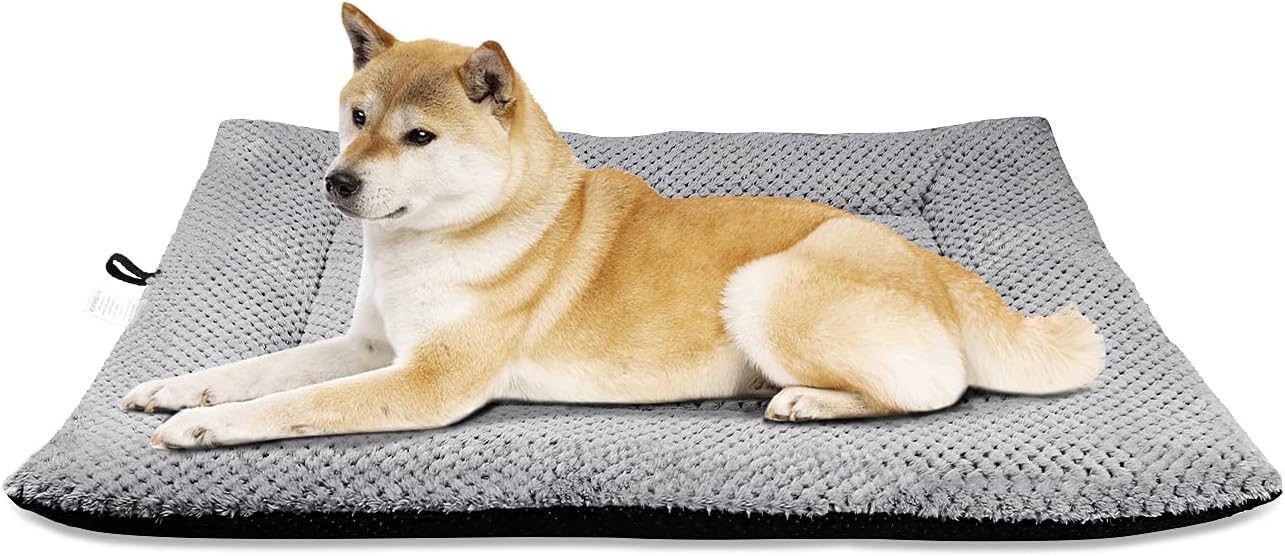 Onarway Dog Bed Mat Large: Washable Fluffy Dog Bed Cushion for Cats Puppies - L...