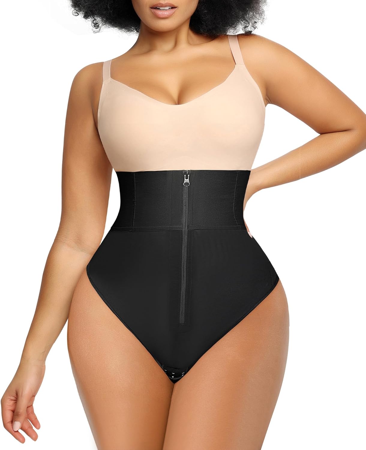 SHAPELLX High Waisted Body Shaper Shorts Shapewear for Women Tummy Control Thigh...