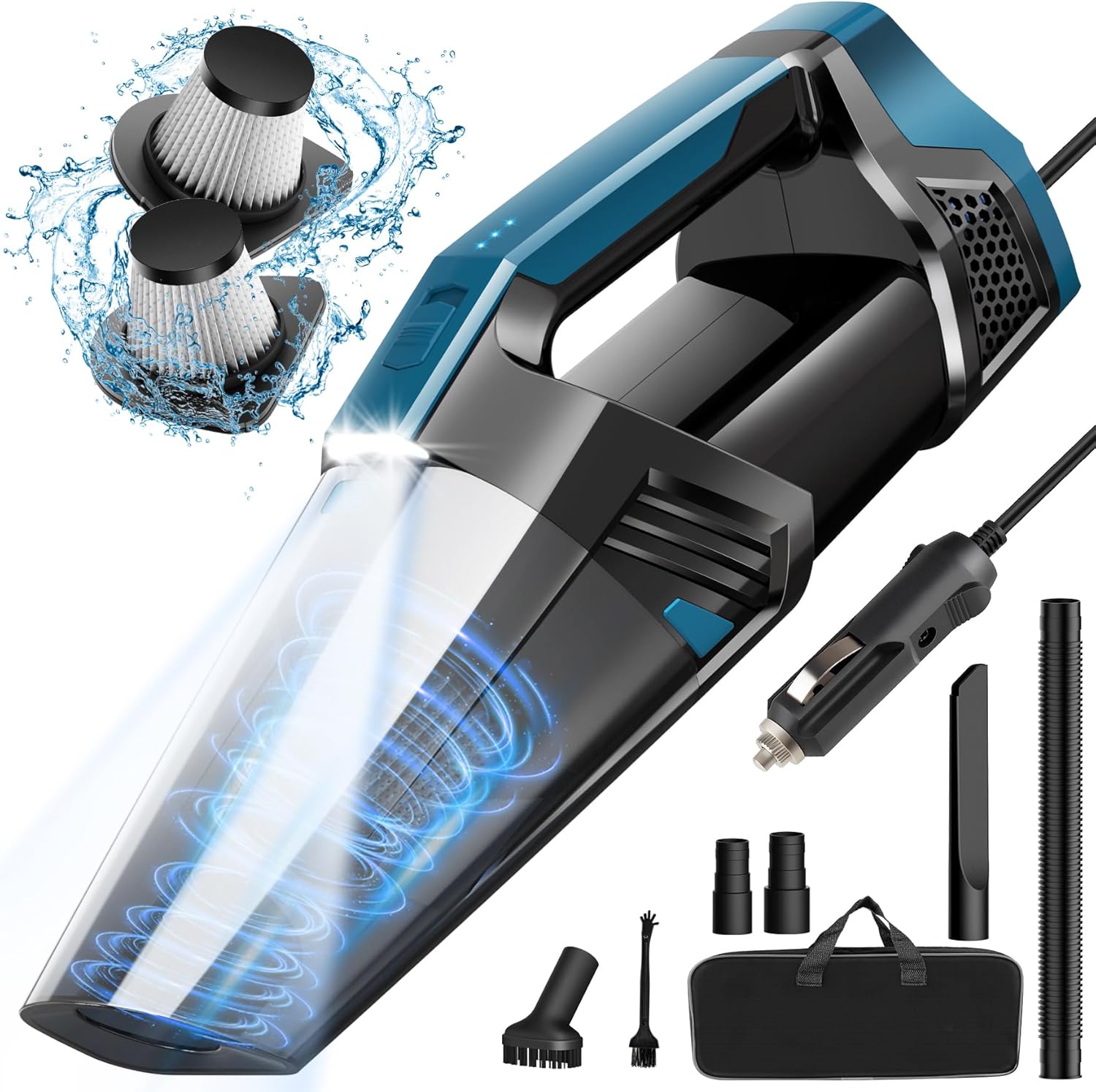 Car Vacuum - Portable Handheld Car Vacuum Cleaner...
