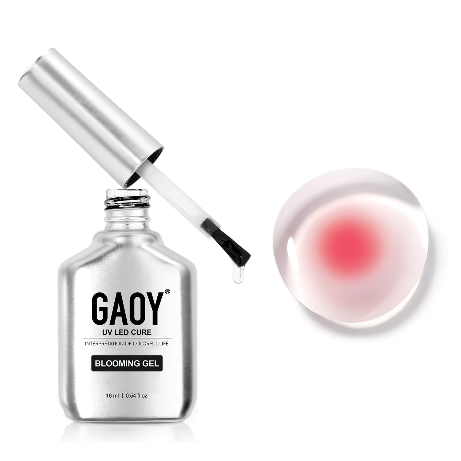 GAOY Nail Blooming Gel, 16ml Clear Blooming Gel Nail Polish, Spreading Effects S...