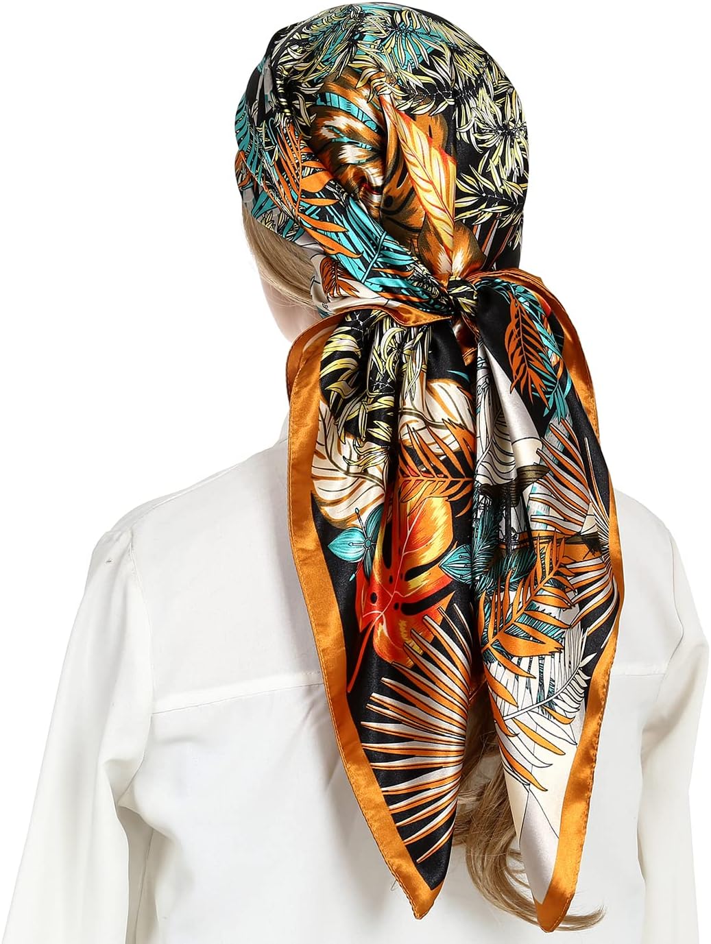 RIIQIICHY Head Scarf for Women Like Silk Satin Scarf for Hair Wrapping at Night...