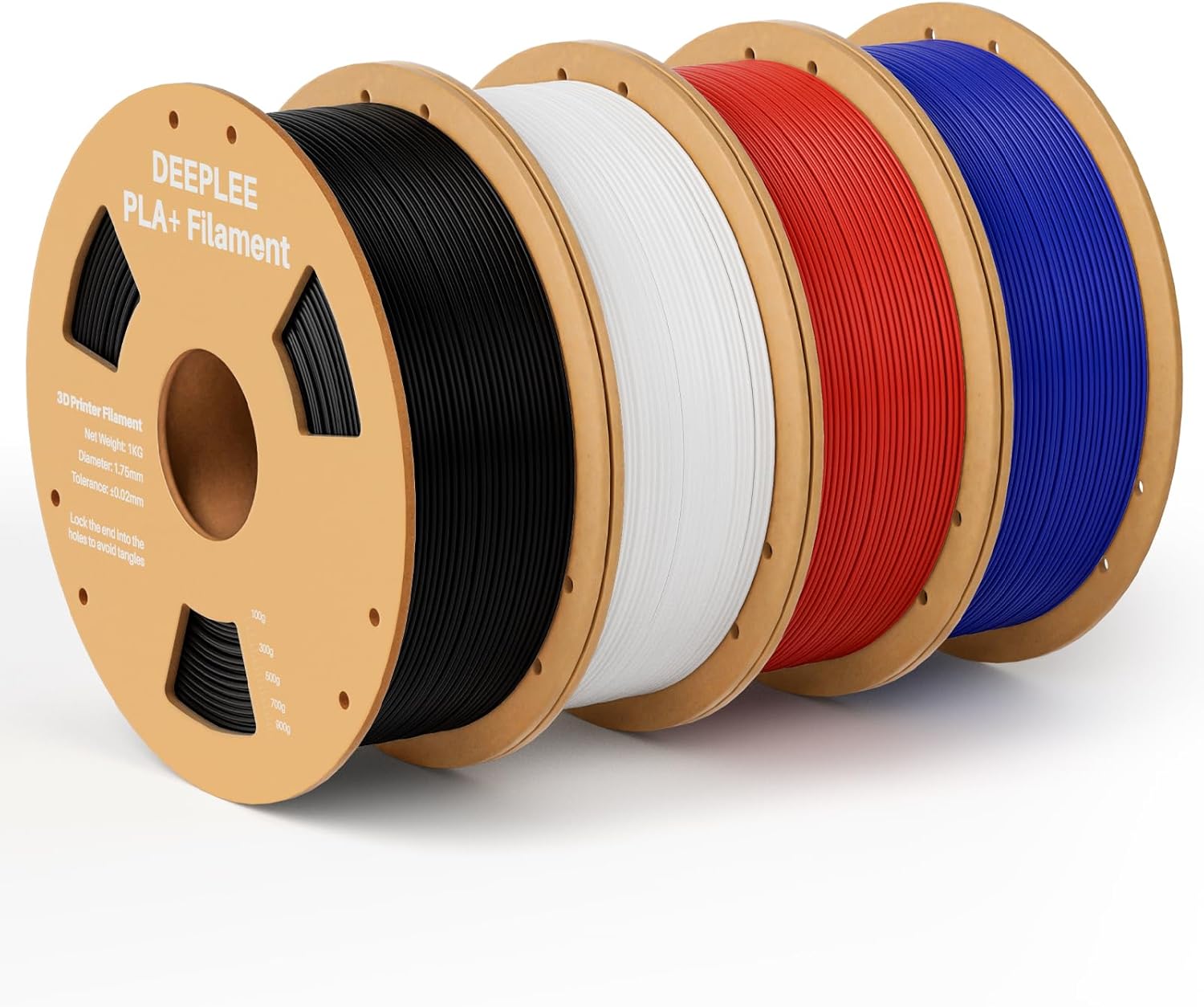 DEEPLEE PLA Plus 1.75mm 3D Printer Filament, PLA+ Filament with Dimensional Accu...
