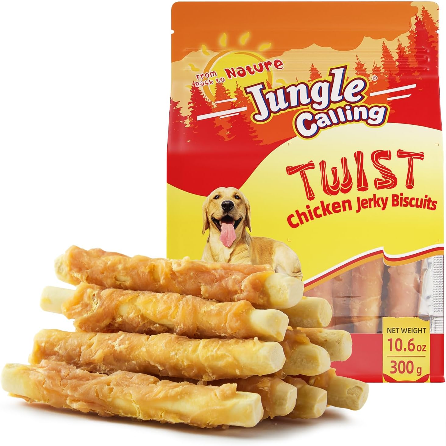 Jungle Calling Chicken Biscuits Dog Treats, Rawhide Free Soft Chewy Treats for T...