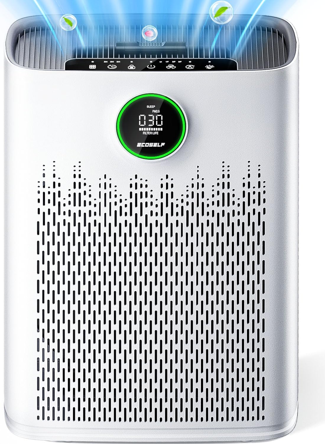 Air Purifiers for Home Large Room, with Smart Mode, PM2.5 Air Quality Display, 2...