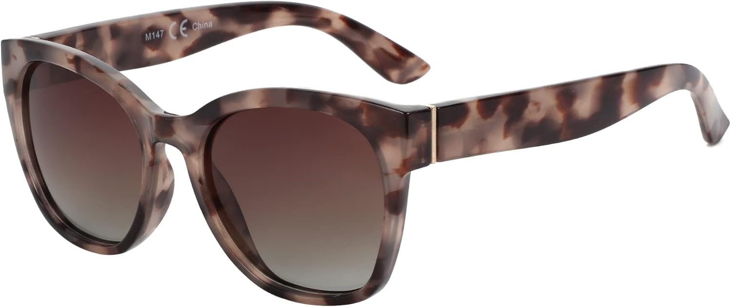 ZENOTTIC Cat Eye Polarised Sunglasses for Women - Oversized Sun Glasses UV400 Pr...