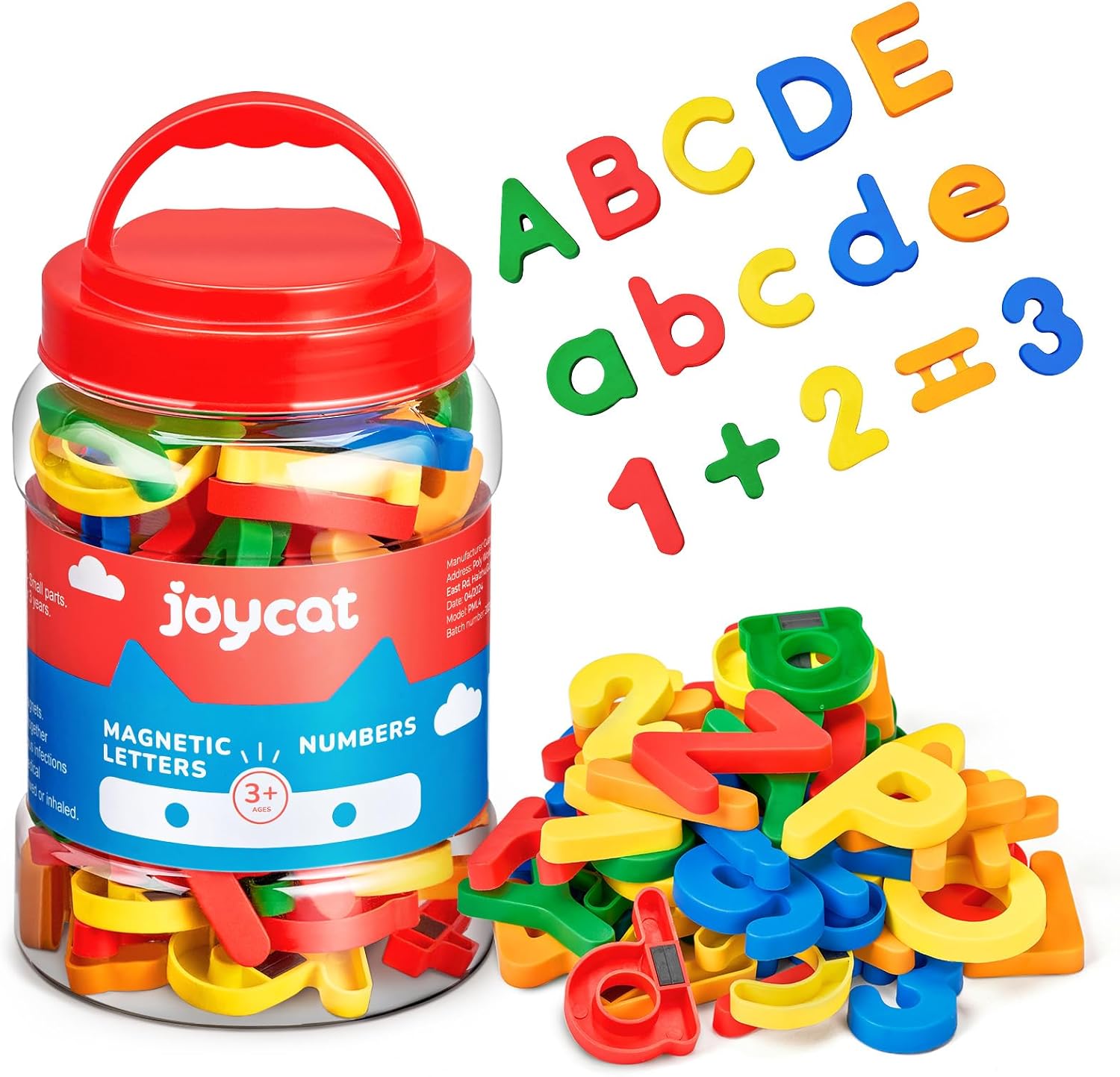 78 Pieces Magnetic Letters Numbers Alphabet Fridge Magnets ABC 123 Preschool Edu...