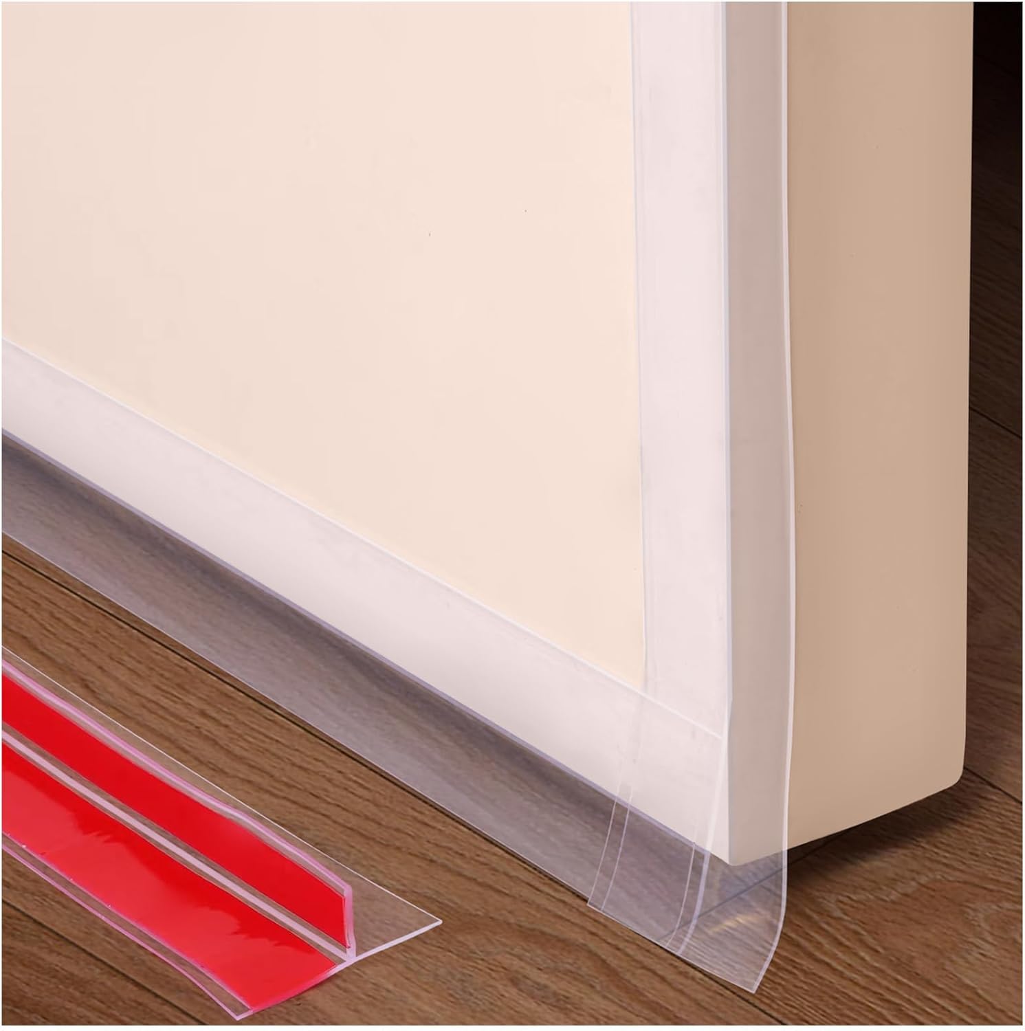 T-Shaped Clear Silicone Seal Strip for Door & Windows Gaps,Weather Stripping Doo...