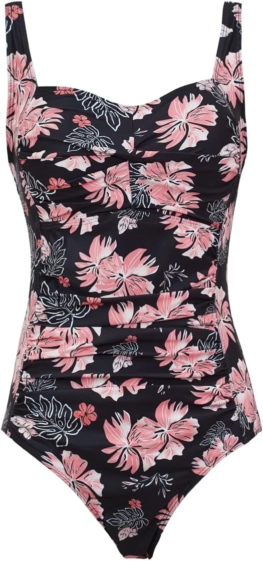 Aidotop Womens One Piece Swimsuit Tummy Control with Ruched Monokinis Tribal Swi...