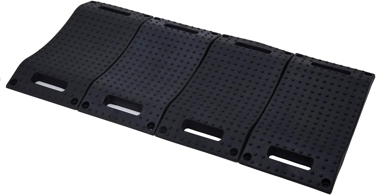 Homeon Wheels Tire Saver Ramps Rubber Material Anti-Slip Pad Design,Car Tire Whe...