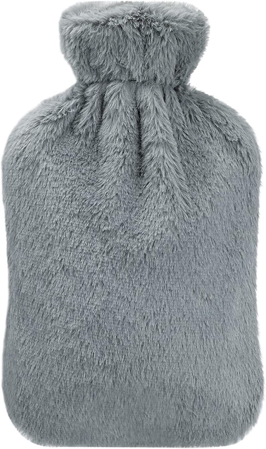 Hot Water Bottle with Cover, Homealexa Hot Water Bottle with Soft Cover 2L, Comf...