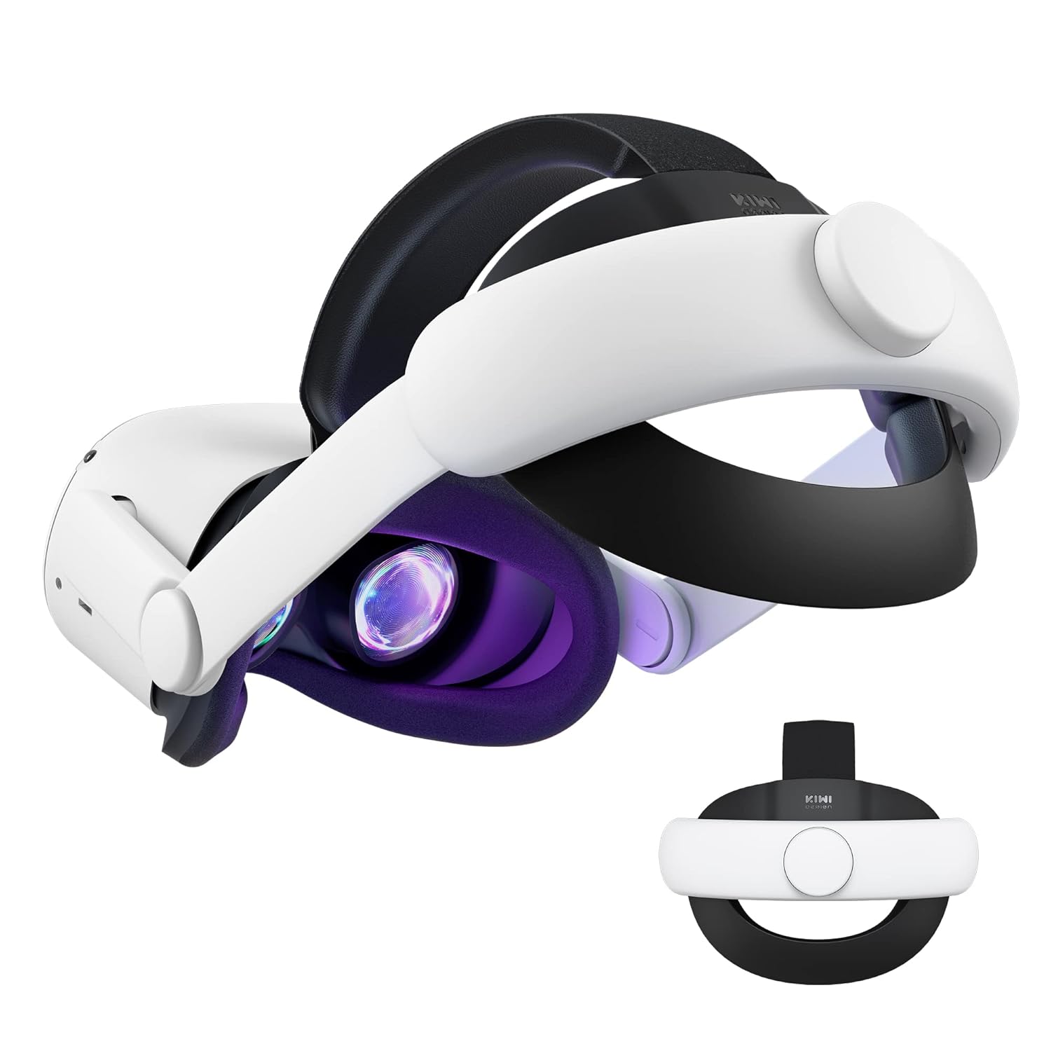 KIWI design Comfort Head Strap Accessories Compatible with Oculus/Meta Quest 2,...