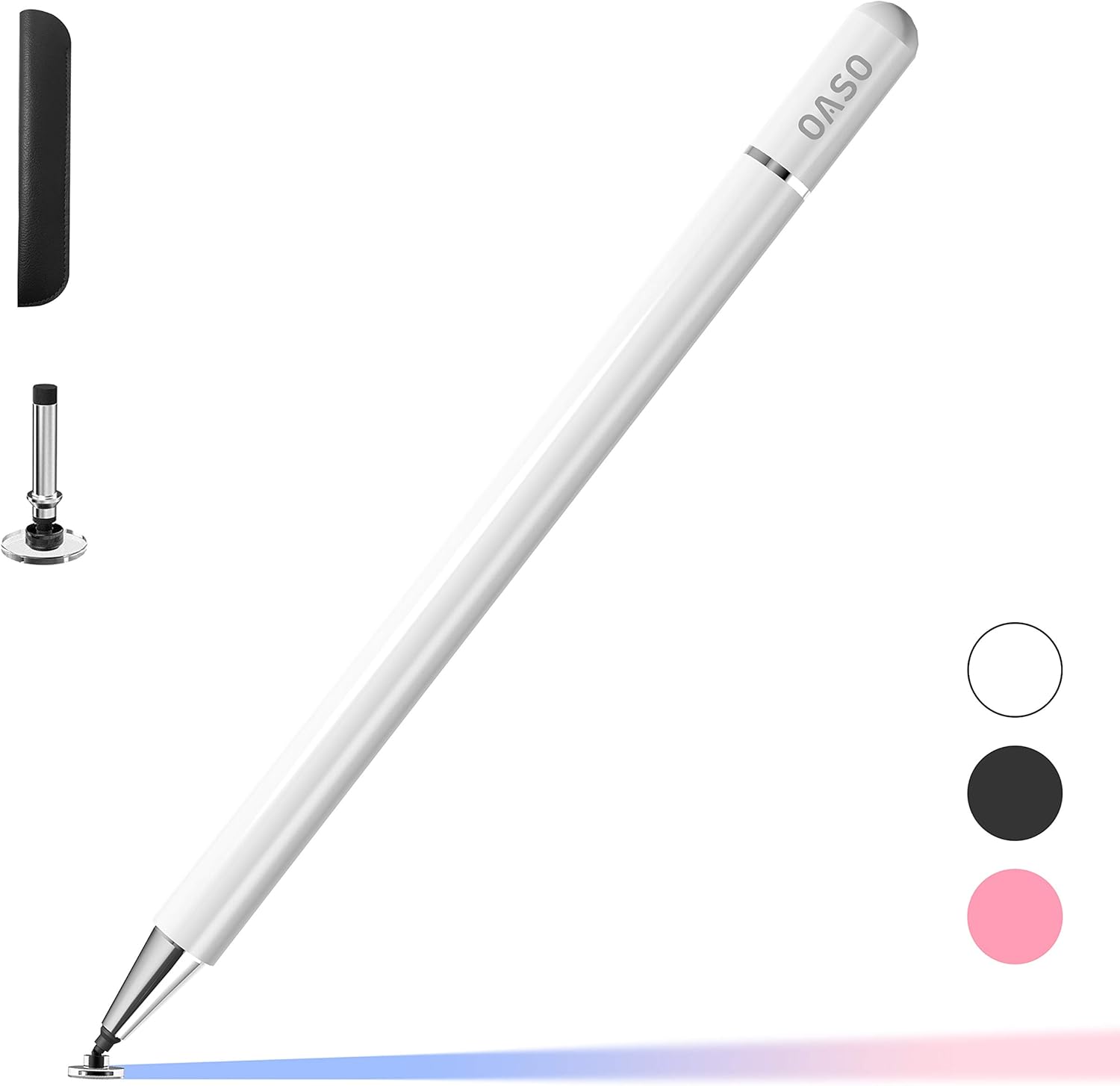 Samsung Pen, Capacitive Disc Tip Pencil & Magnetic Cap Stylus Compatible with Al...