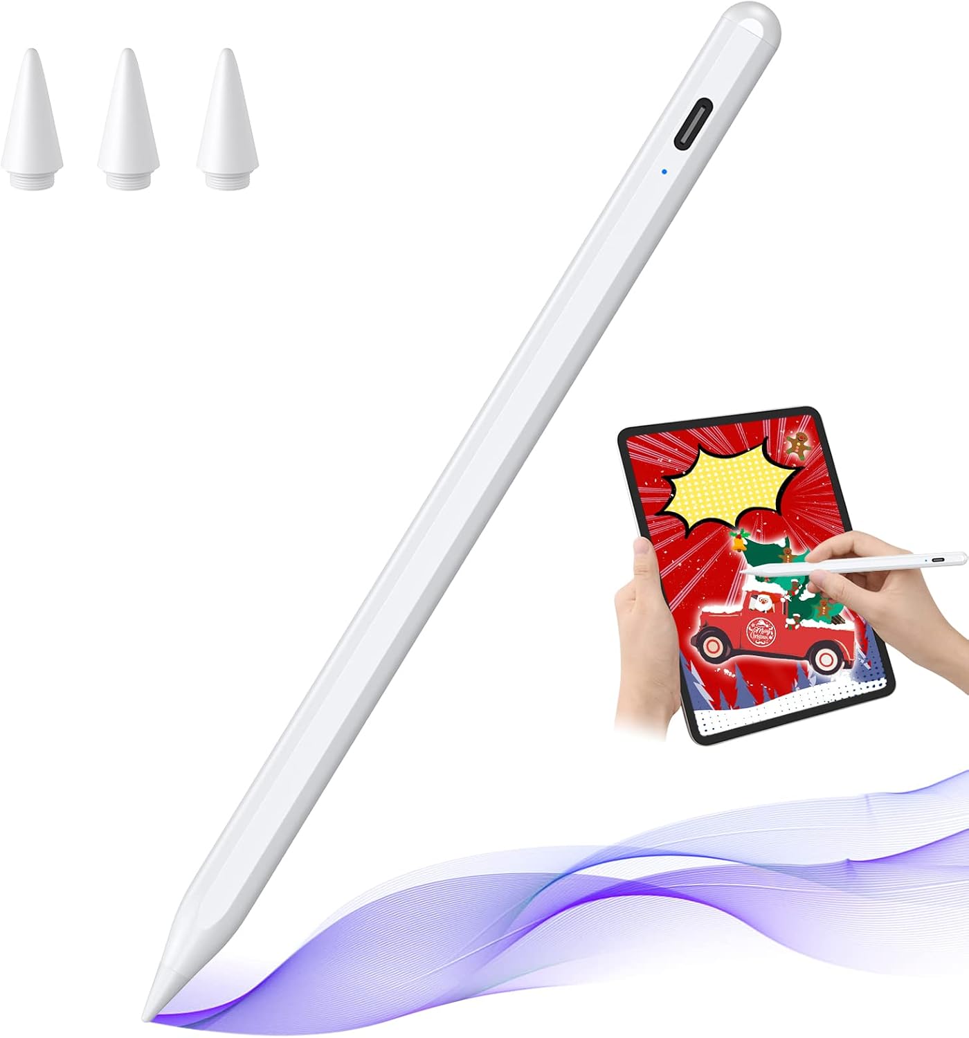 Stylus Pen for iPad 9th&10th Generation - 5X Fast Charge Digital Pen - Compatibl...