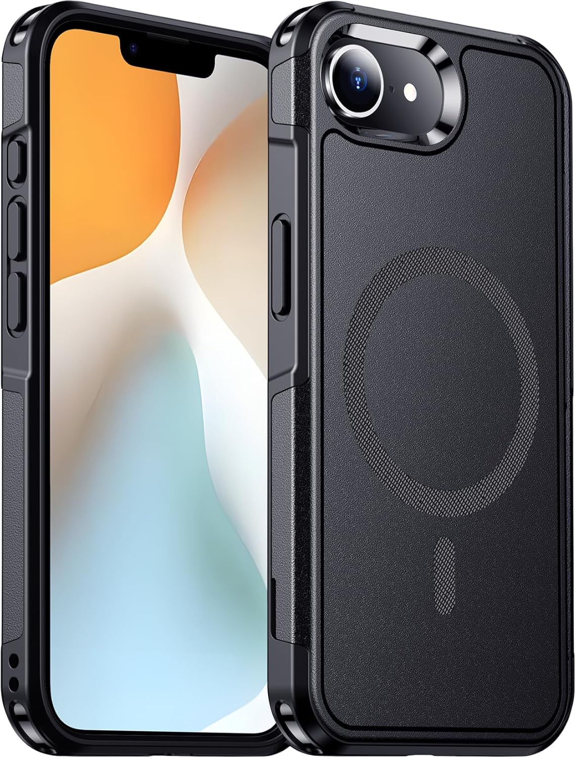 Temdan Designed for iPhone 16E Case Magnetic,[Compatible with Magsafe][Military...
