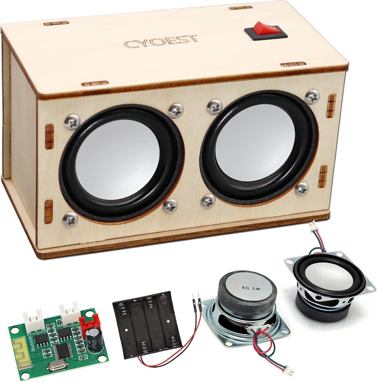 STEM Projects for Kids & Adults Build Your Own Bluetooth Speaker - Science Exper...