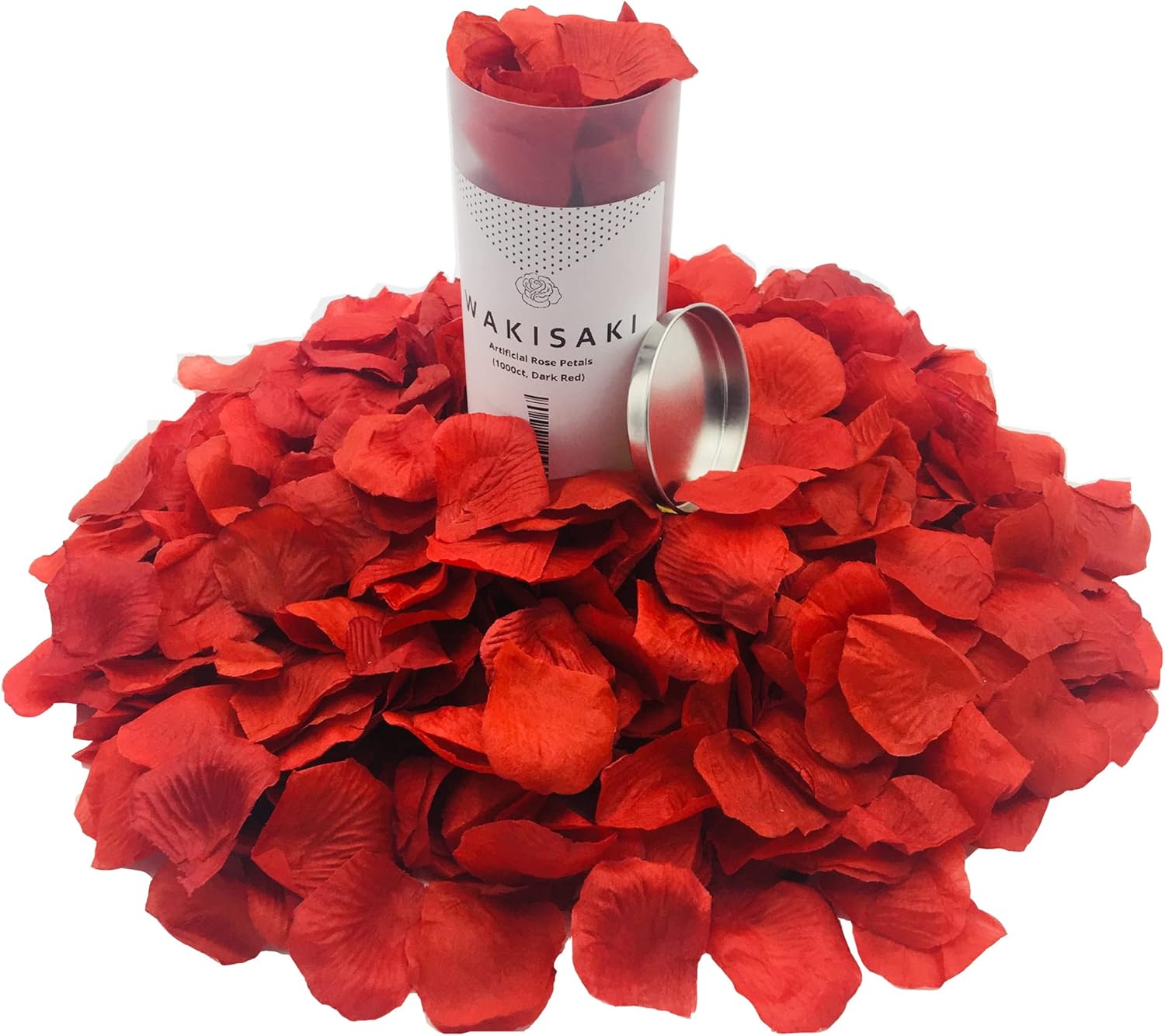 (Pre-Separated, Scented) WAKISAKI Artificial Silk Rose Petals for Wedding Flower...