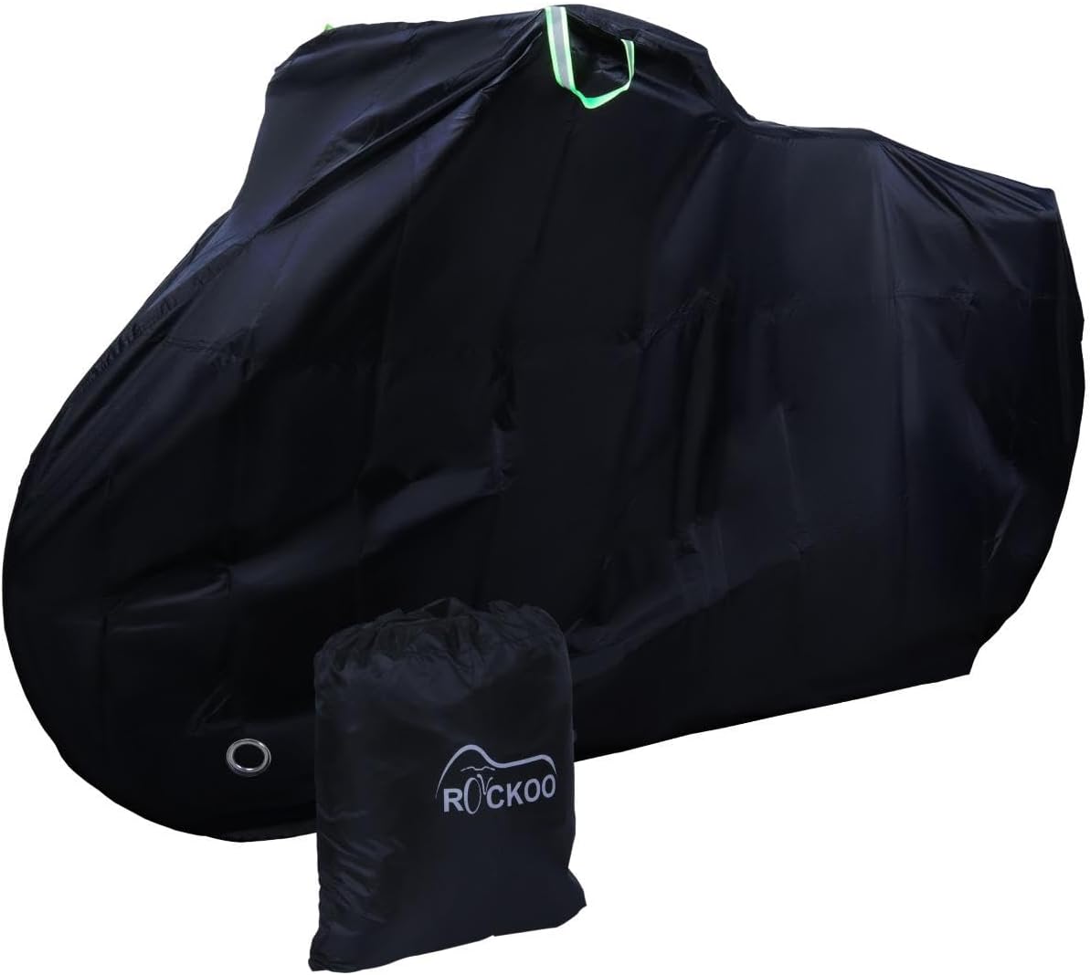 Rockoo Bike Cover for Outdoor Storage for 2 Bikes, Heavy Duty 190T Nylon Waterpr...