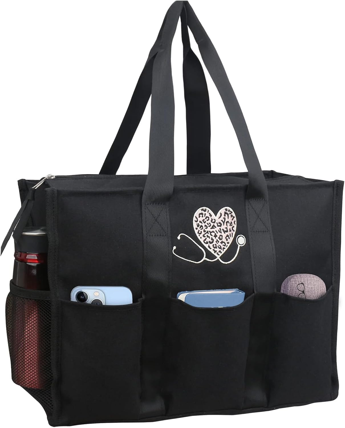 ABAMERICA Nurse Bags for Work Nursing Bag Multiple Pockets Waterproof Organizing...