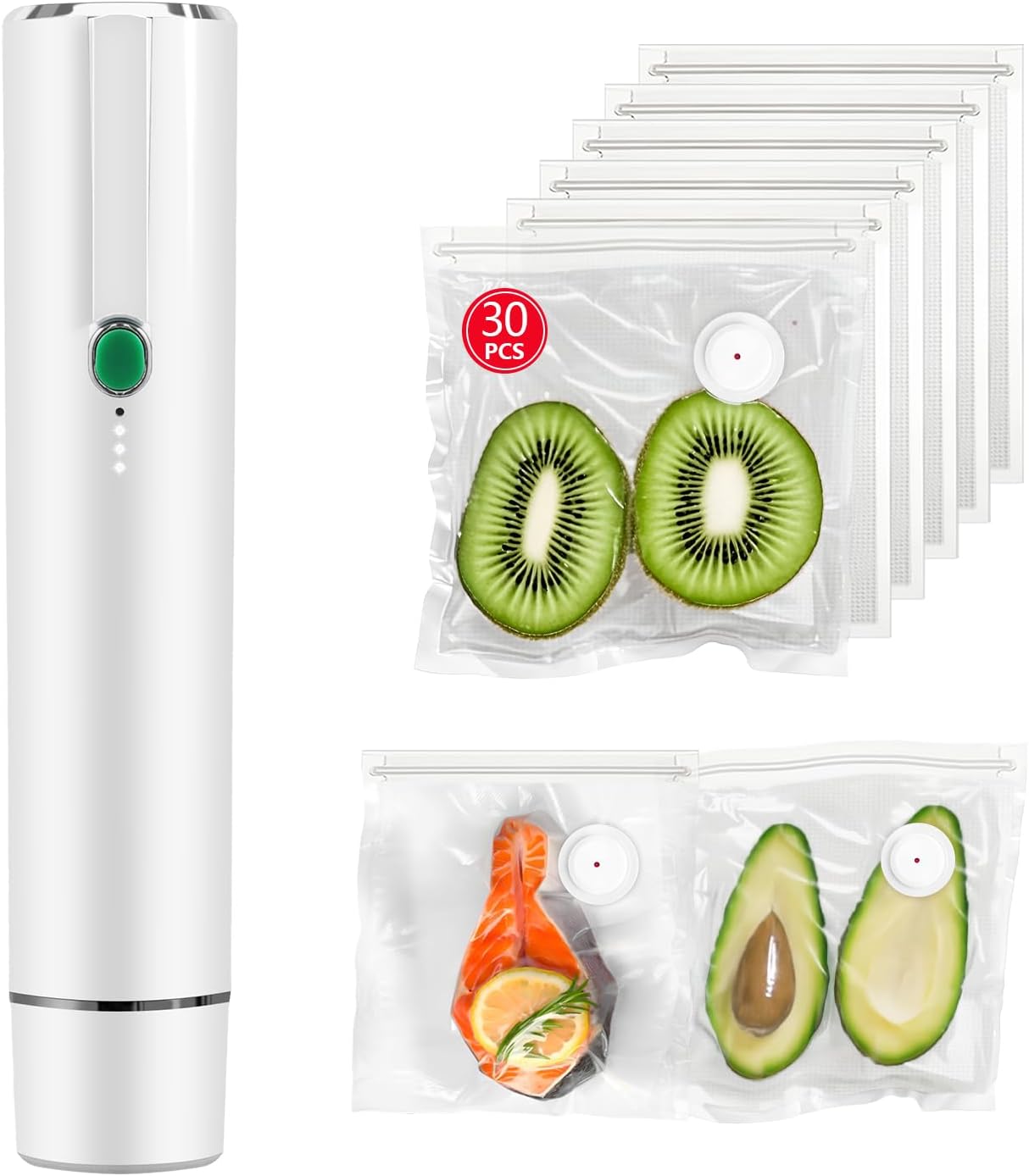 Vacuum Sealer, vacuum sealer for food, handheld vacuum sealer, compact vacuum se...