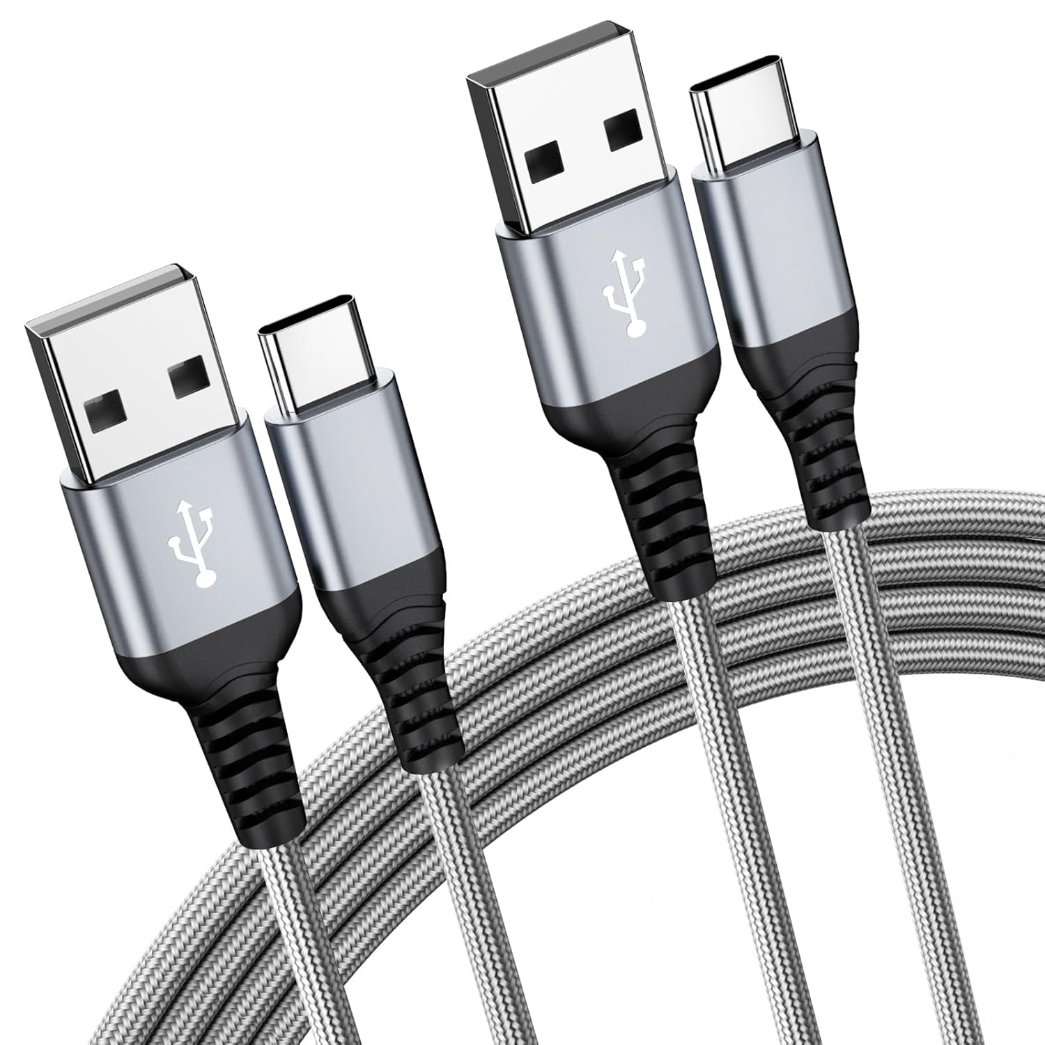 USB C Charger Cable 2Pack 6FT/1.8M Type C Cable Fast Charging, Nylon Braided USB...