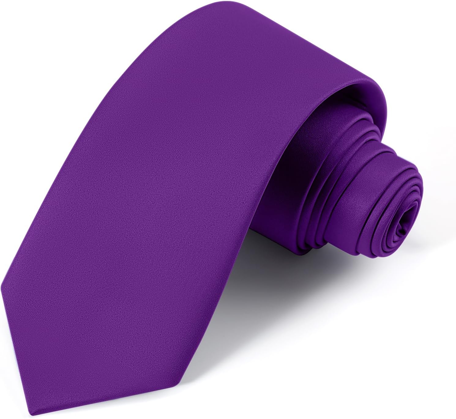 Black Ties For Men Solid Pure Color Formal Neckties 3.15" (8CM) Men's Tie Gift B...