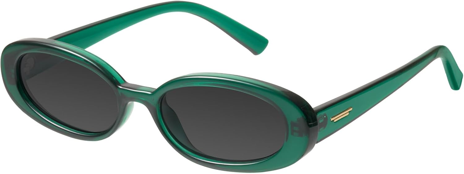 mosanana Retro Tiny Oval Sunglasses for Women with Small Face Narrow Style MS523...