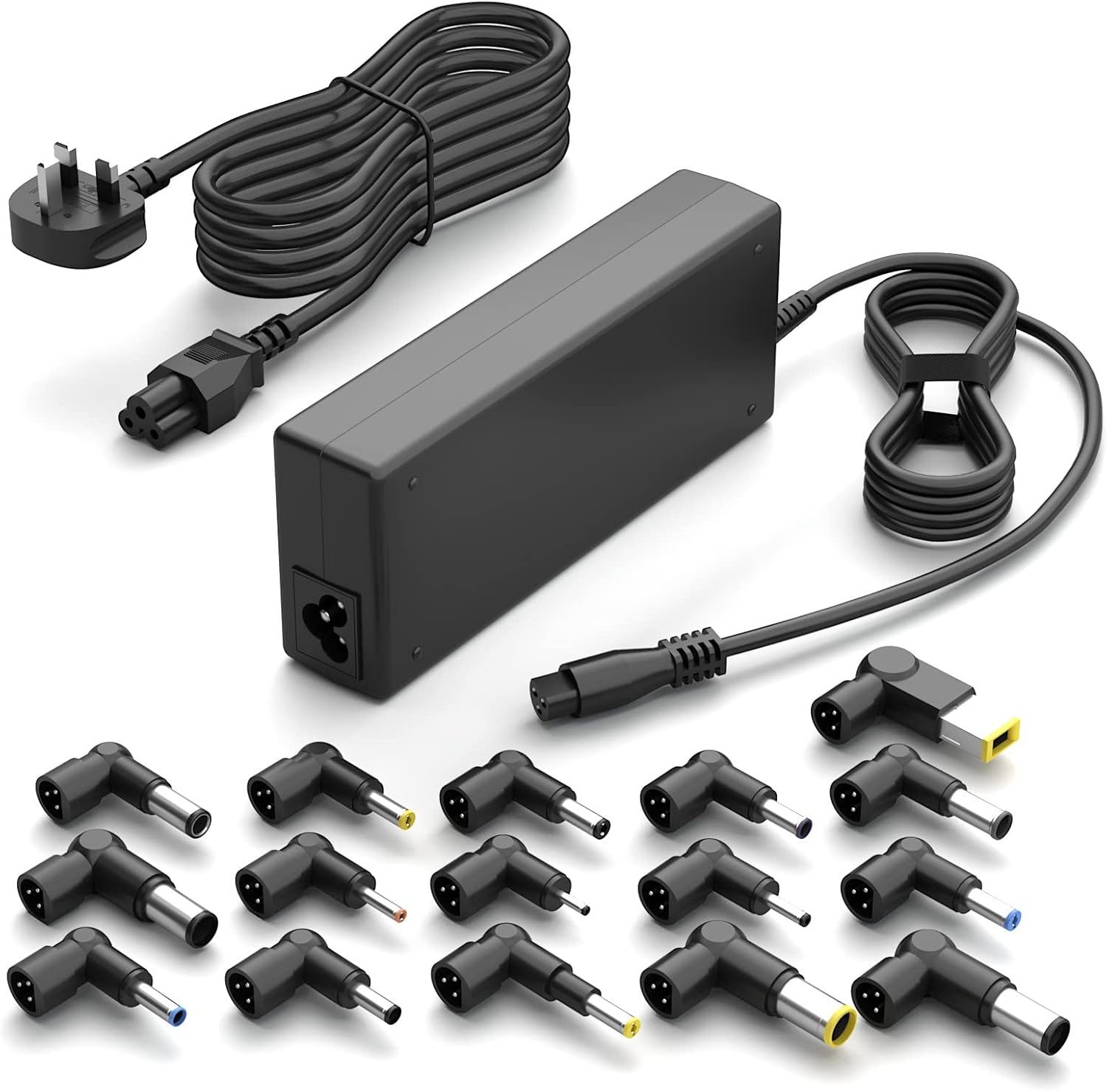 65W 90W Universal Laptop Charger UK AC Power Adapt...