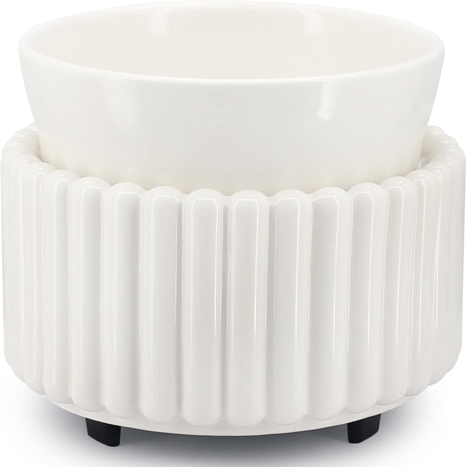 Ceramic Wax Melt Warmer 3-in-1 Candle Wax Warmer for Scented Wax Melter Electric...
