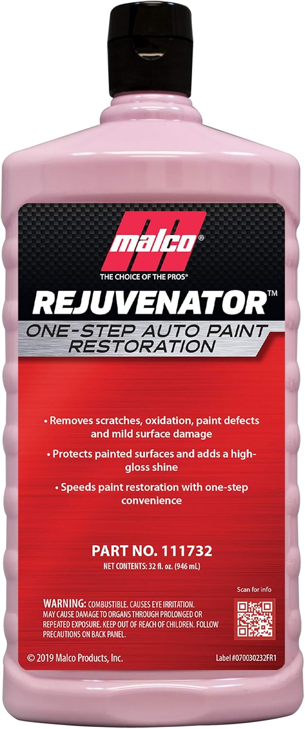 Malco Paint Rejuvenator - One Step Automotive Paint Restoration/Clear Coat Scrat...
