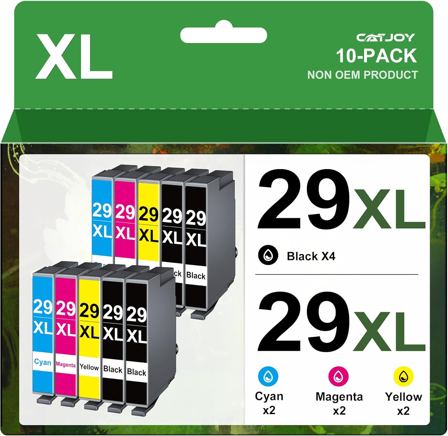 CATJOY 29XL Ink Cartridge Replacement for Epson 29 29 XL Ink Cartridge for Expre...
