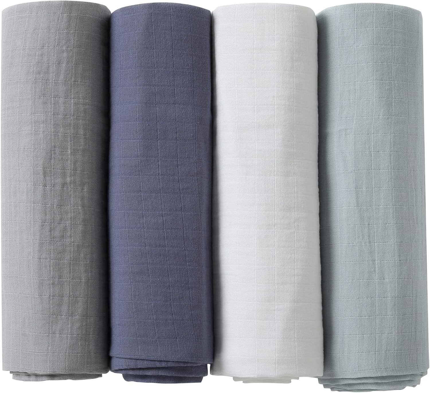 Muslin Swaddle Blankets, Baby Swaddle Blanket, Large 47 x 47 inches Muslin Baby...